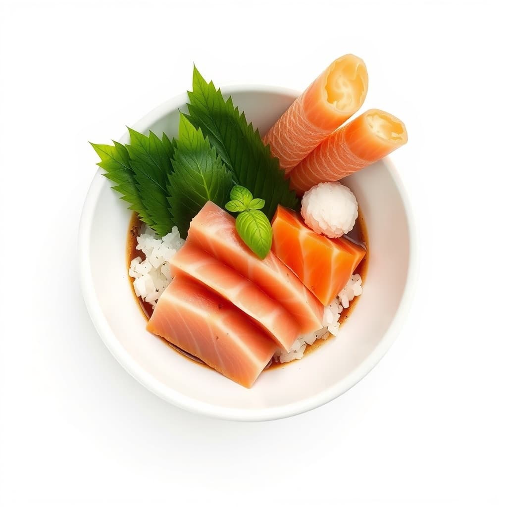 Tuna and Salmon Sashimi (8 pcs)