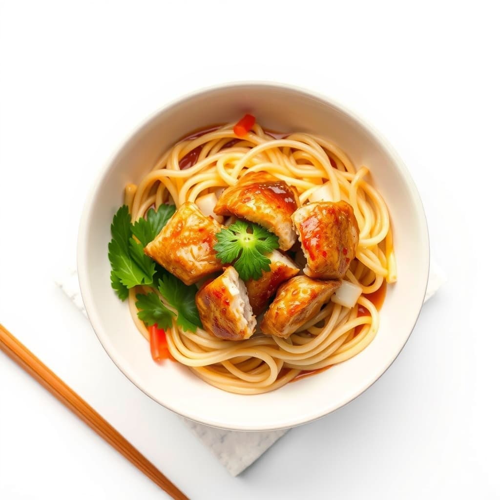 Chicken Yakiudon