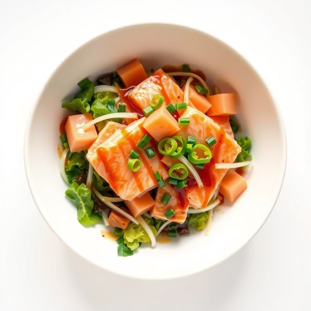 Salmon Tataki Salad
