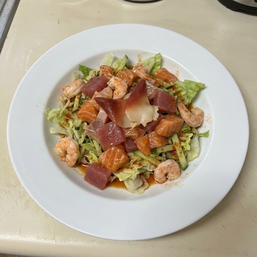 Spicy Sashimi Salad